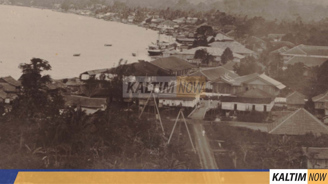 Potret Samarinda zaman kolonial di daerah selili (digitalcollections.universiteitleiden.nl/KITLV Leiden)