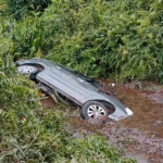 Foto mobil Kepala Kakanwil Kemenag Kaltim Masuk ke Dalam Parit. Foto mobil Kepala Kakanwil Kemenag Kaltim Masuk ke Dalam Parit.