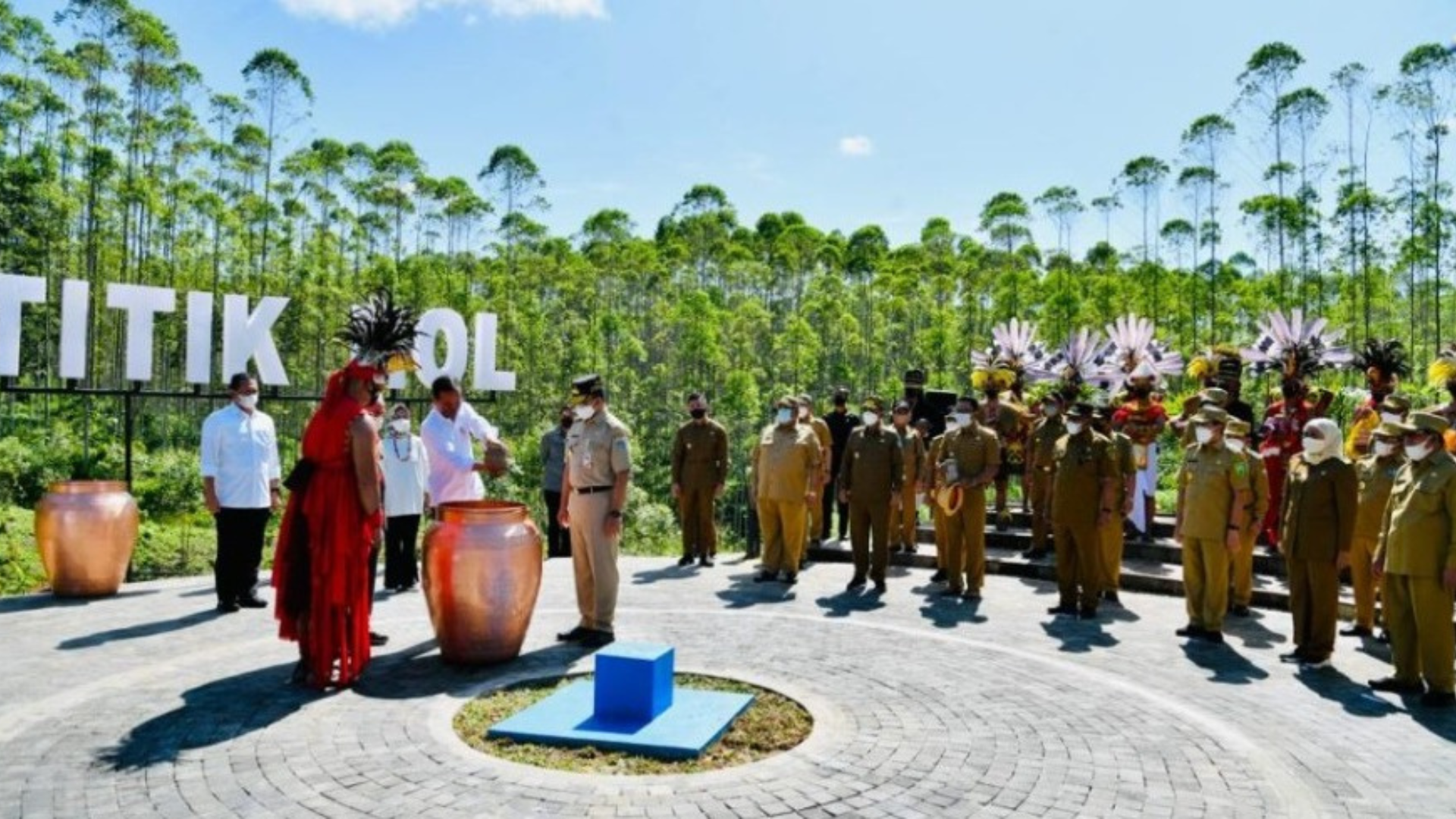 Foto : Titik Nol di IKN Nusantara, Kalimantan Timur. Sumber foto : Istimewa.