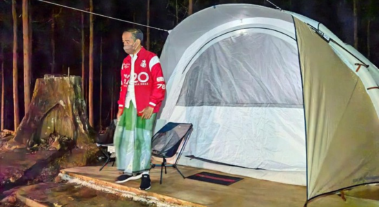 Foto : Presiden Jokowi saat berkemah di IKN. Sumber foto : Istimewa. Foto : Presiden Jokowi saat berkemah di IKN. Sumber foto : Istimewa.