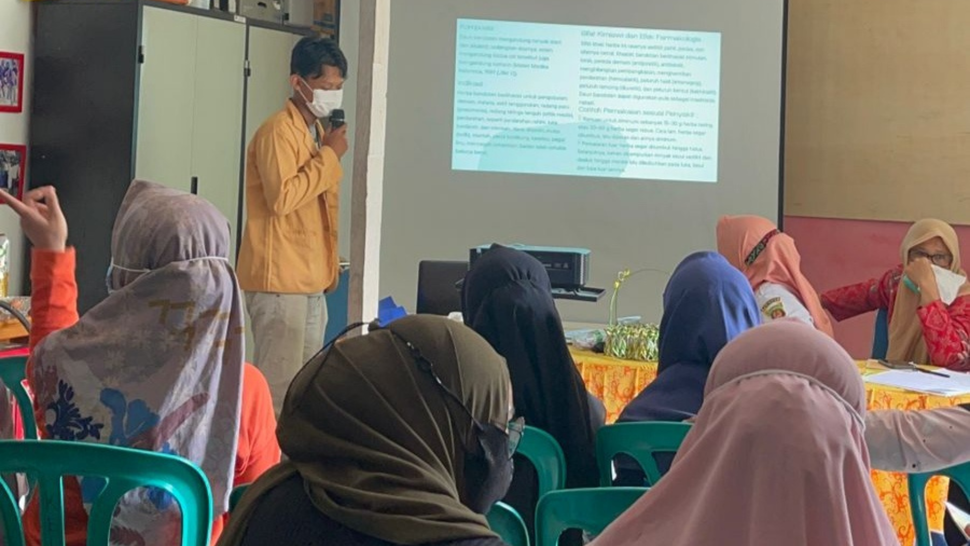 Foto : KKN 48 Unmul Presentasikan Pentingnya Pola Hidup Sehat. Sumber foto ; KKN 48 Unmul.