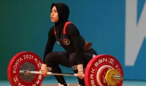 Siti Nafisatul Hariro di ajang Islamic Solidarity Games (USG) 2022. Sumber foto: Istimewa. Siti Nafisatul Hariro di ajang Islamic Solidarity Games (USG) 2022. Sumber foto: Istimewa.