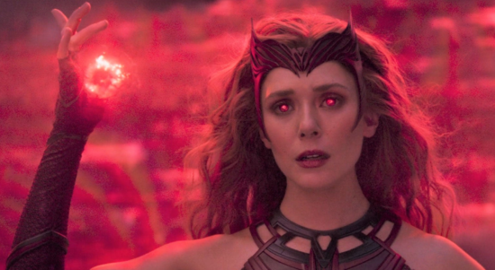 Foto : Elizabet Olsen saat memerankan karakter Scarlet Witch. Sumber Foto : Istimewa.