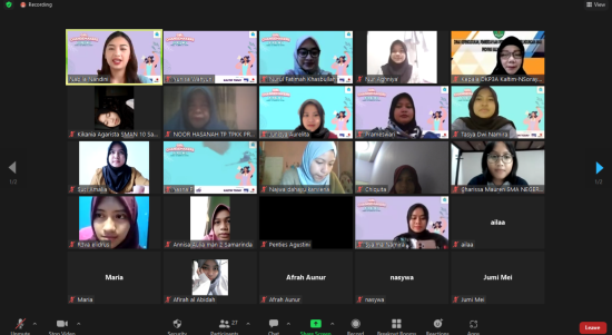 Foto : Seminar Zoom Meet diadakan oleh Rumah Bekesah. Sumber Foto : Rumah Bekesah.