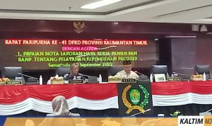 Rapar Paripurna ke-41 DPRD Kaltim