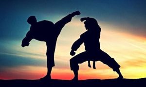 Ilustrasi pencak silat. (Metrum.co.id)