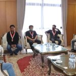 Dewan Pimpinan Daerah (DPD) Gerakan Mahasiswa Nasional Indonesia (GMNI) Kalimantan Timur (Kaltim), bertandang dan silaturahmi ke DPRD Kaltim, yang sambut baik oleh Ketua Dewan, Hasanuddin Mas'ud, Jumat (4/11/2022). Sumber: IST