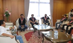 WhatsApp Image 2022-11-17 at 18.14.12 Dewan Pimpinan Daerah (DPD) Gerakan Mahasiswa Nasional Indonesia (GMNI) Kalimantan Timur (Kaltim), bertandang dan silaturahmi ke DPRD Kaltim, yang sambut baik oleh Ketua Dewan, Hasanuddin Mas'ud, Jumat (4/11/2022). Sumber: IST