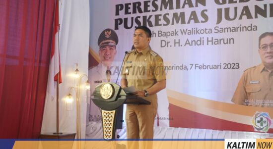Resmikan Puskesmas Juanda, Wali Kota Samarinda Minta Terapkan Layanan Berbasis Digital