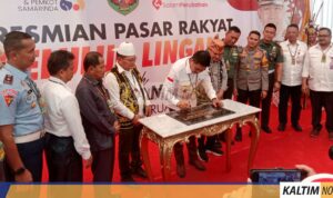 Resmikan Pasar Baluluq Lingau, Andi Harun Siap Kucurkan Dana untuk Bangun Saluran IPAL
