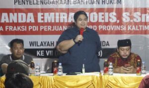Ananda Emira Moeis Sosialisasi Perda Bantuan Hukum di Loa Bakung