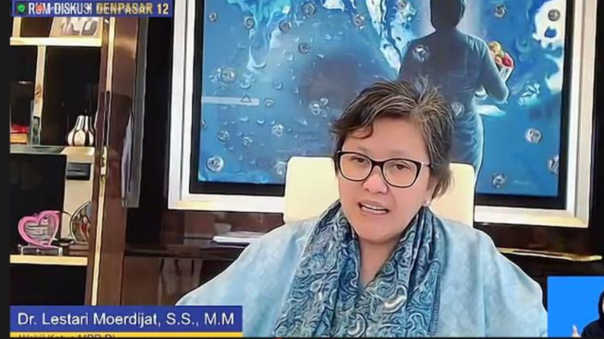 Foto : Wakil Ketua MPR RI Lestari Moerdijat. Sumber : MPR RI.