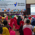 Foto : Sosialisasi Tentang Penggunaan Platform Merdeka Mengajar, di Hotel Horison Sagita Balikpapan. Sumber : Kaltimnow.id
