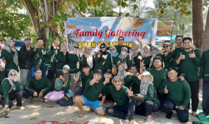 Foto : SMAN 16 Samarinda dalam perayaan kegiatan Family Gathering. Sumber : Kaltimnow.id Foto : SMAN 16 Samarinda dalam perayaan kegiatan Family Gathering. Sumber : Kaltimnow.id
