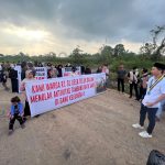 Puluhan Warga Desa Teluk Dalam Tolak Aktivitas Tambang Ilegal Dekat Pemukiman