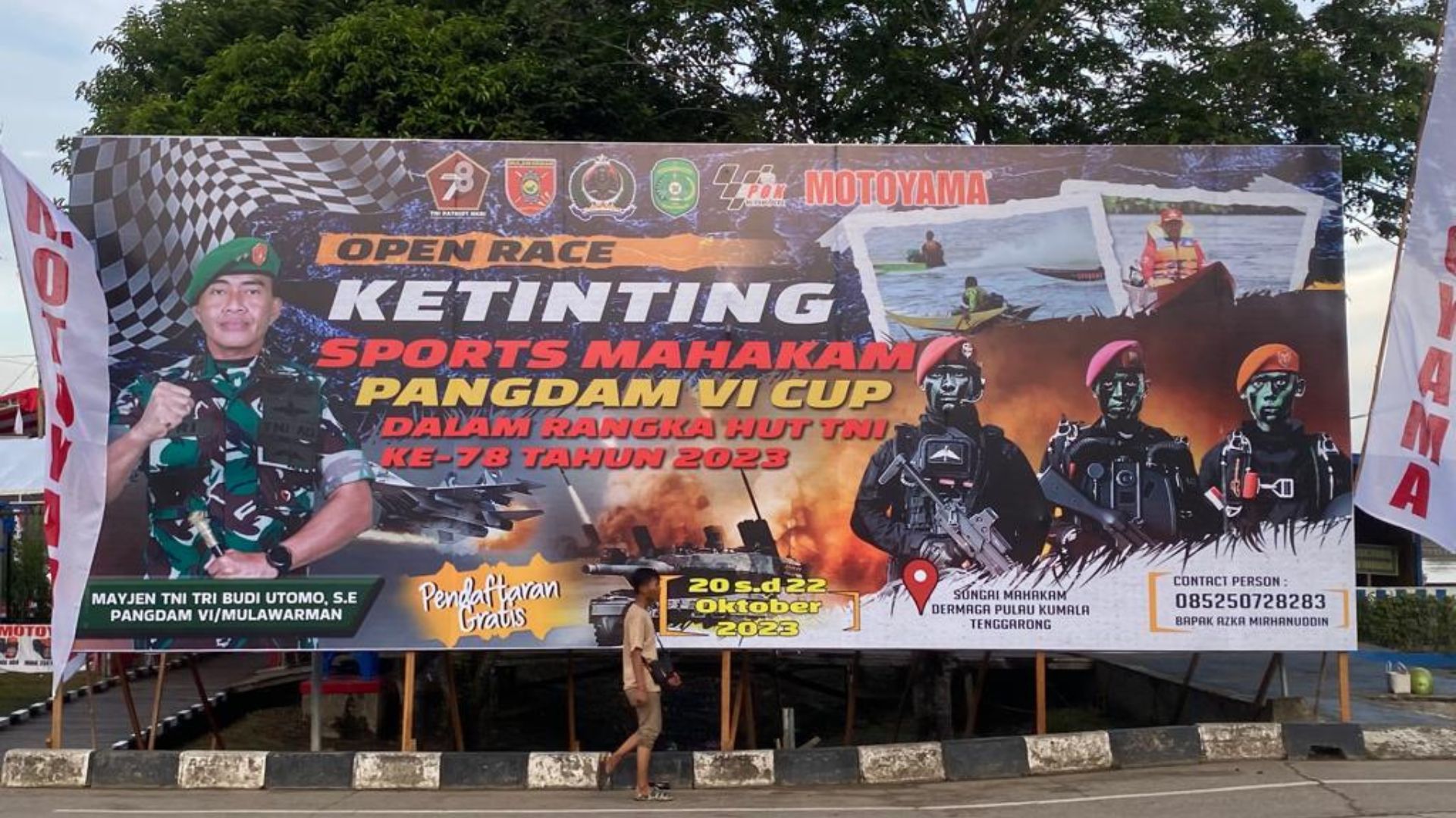 Gelar Lomba Balap Ketinting Pangdam VI Cup 2023, Dispora Kukar Beri Dukungan Penuh