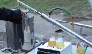 Alat pengubah sampah jadi bahan bakar. Foto: Dok. Humas UGM