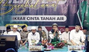 Hadiri Ansor Banser NU Bersholawat, Andi Harun Ajak Warga Jaga Persatuan