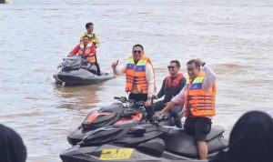 Andi Harun Jajal Jetski di Sungai Mahakam, Ingin Jadikan Destinasi Wisata Unggulan