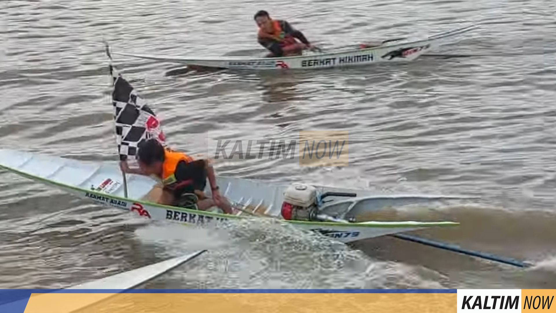 Ilustrasi lomba balap ketinting.