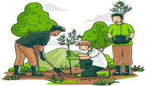 Ilustrasi menanam pohon/freepik (freepik.com)