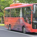 Bus listrik antarjemput delegasi G20. Istimewa.