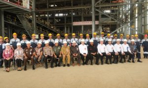 Peresmian Pabrik Nikel di Sanga-sanga, Kukar. (ist)