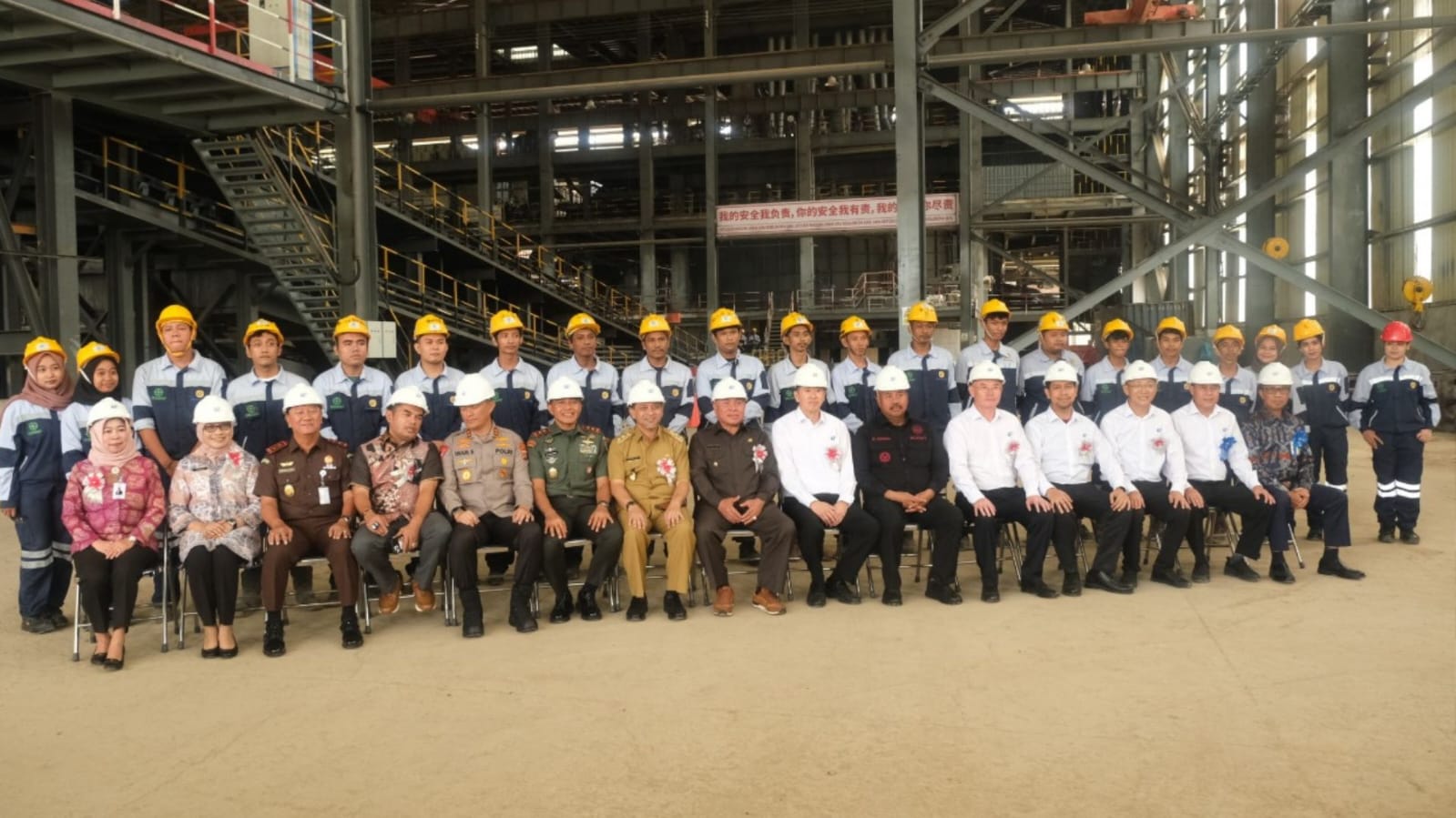 Peresmian Pabrik Nikel di Sanga-sanga, Kukar. (ist)