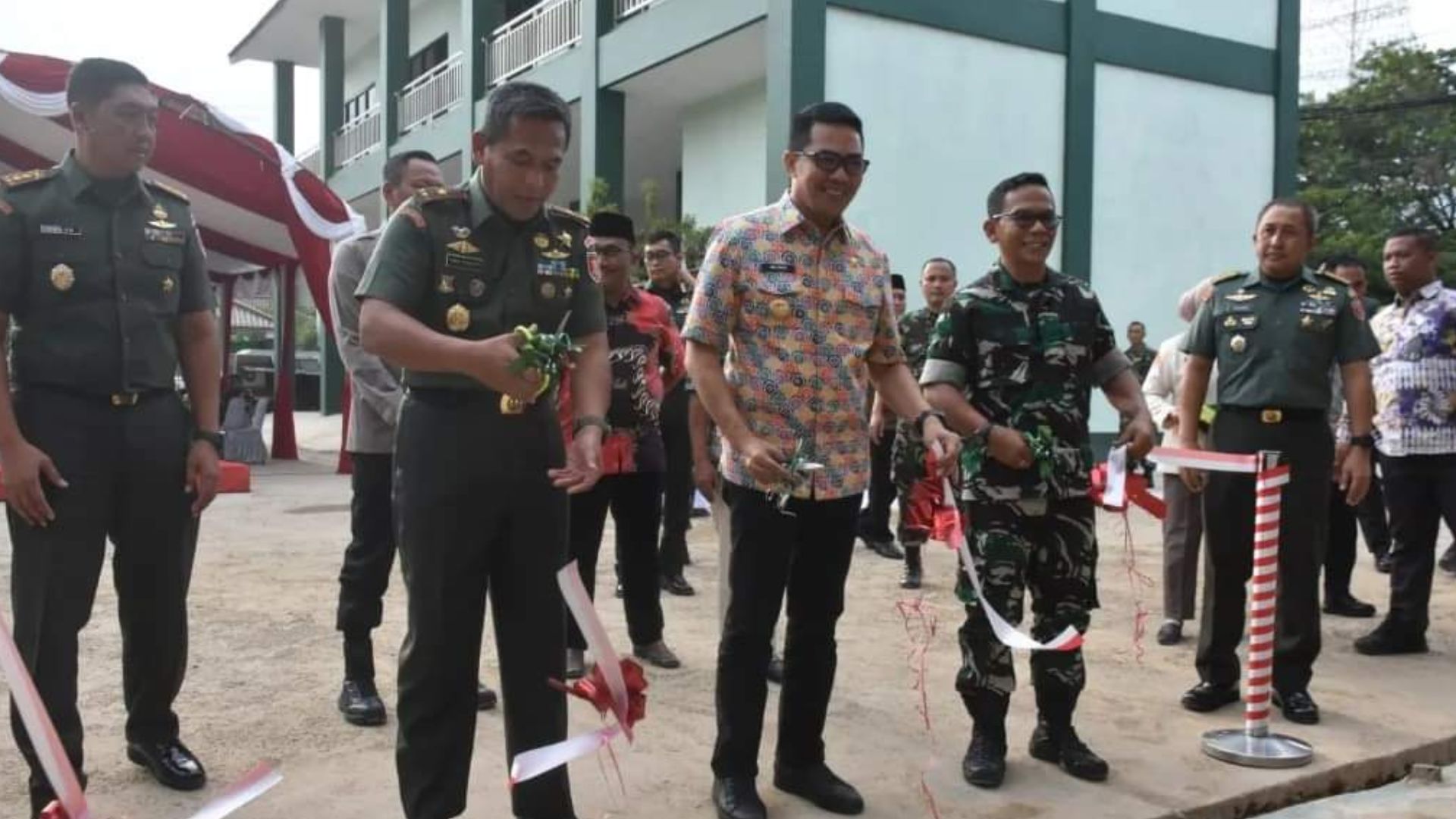 Kantor Denpal VI/1 Diresmikan, Andi Harun Berikan Dukungan Kuat bagi Prajurit TNI
