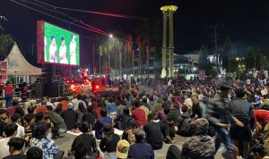 Nobar Meriah Dukung Timnas Indonesia dalam AFC U23 Asian Cup 2024 di Kukar