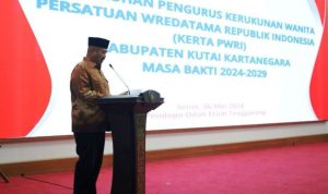 Pengukuhan Kepengurusan Kerta Wredatama Kukar oleh Bupati Edi Damansyah