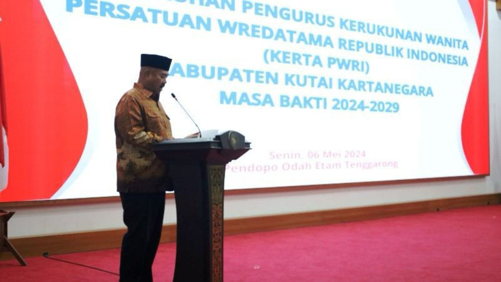 Pengukuhan Kepengurusan Kerta Wredatama Kukar oleh Bupati Edi Damansyah