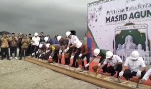 Pembangunan Masjid Agung Gunung Batu Putih Jadi Kebanggaan Kota