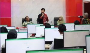 Pembukaan Ujian CBT untuk Seleksi Penerimaan Taruna Baru STPN Yogyakarta di Kukar
