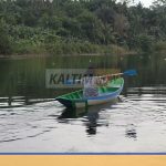 Danau bekas tambang. Ilustrasi