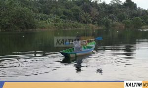 Danau bekas tambang. Ilustrasi