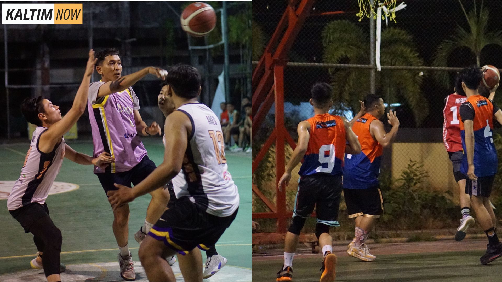 Foto : Erosbasketball Samarinda Community saat mengadakan internal game. Sumber : Erosbasketball Samarinda Community.