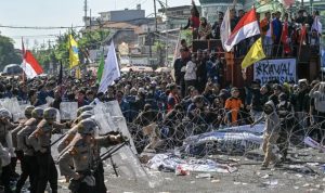 Foto : Masa Aksi Tolak RUU Pilkada 2024. Foto : Masa Aksi Tolak RUU Pilkada 2024.