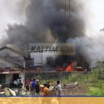 Kebakaran di Samarinda, Delapan Rumah dan Satu Kontrakan Ludes Terbakar