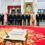 Presiden Prabowo Lantik Para Menteri Kabinet Merah Putih di Istana Negara