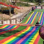 Rainbow Slide di Emastri Park Jadi Daya Tarik Utama, Wisata Alam di Kukar Kian Diminati