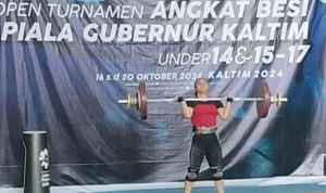 Dispora Kaltim Apresiasi Antusiasme Atlet Muda di Piala Gubernur Angkat Besi