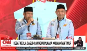 Debat Kedua Pilgub Kaltim 2024, Rudy Mas’ud Usung Aplikasi Sakti