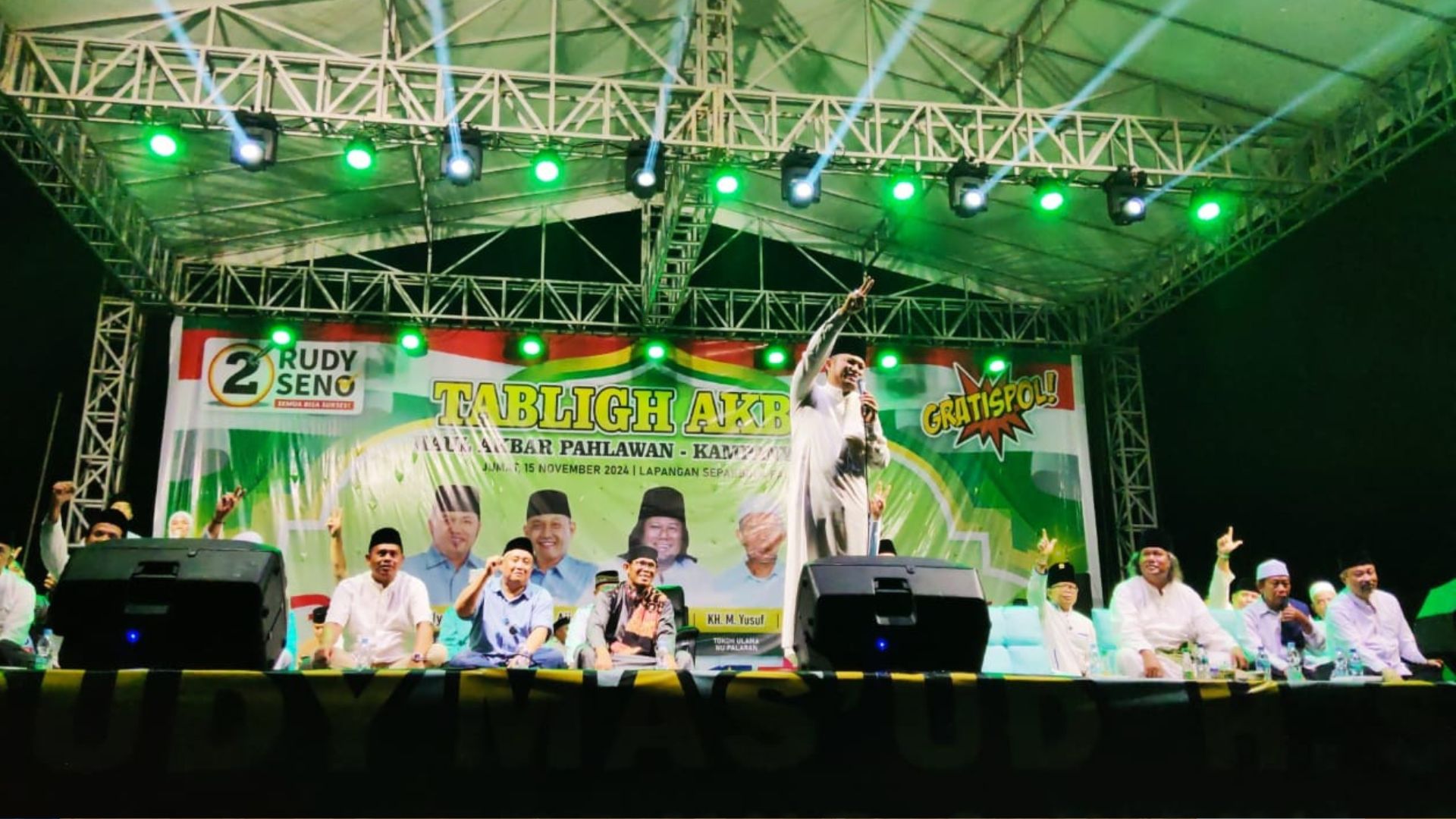 Ribuan Jamaah Hadiri Tabligh Akbar dan Kampanye Rudy-Seno di Palaran