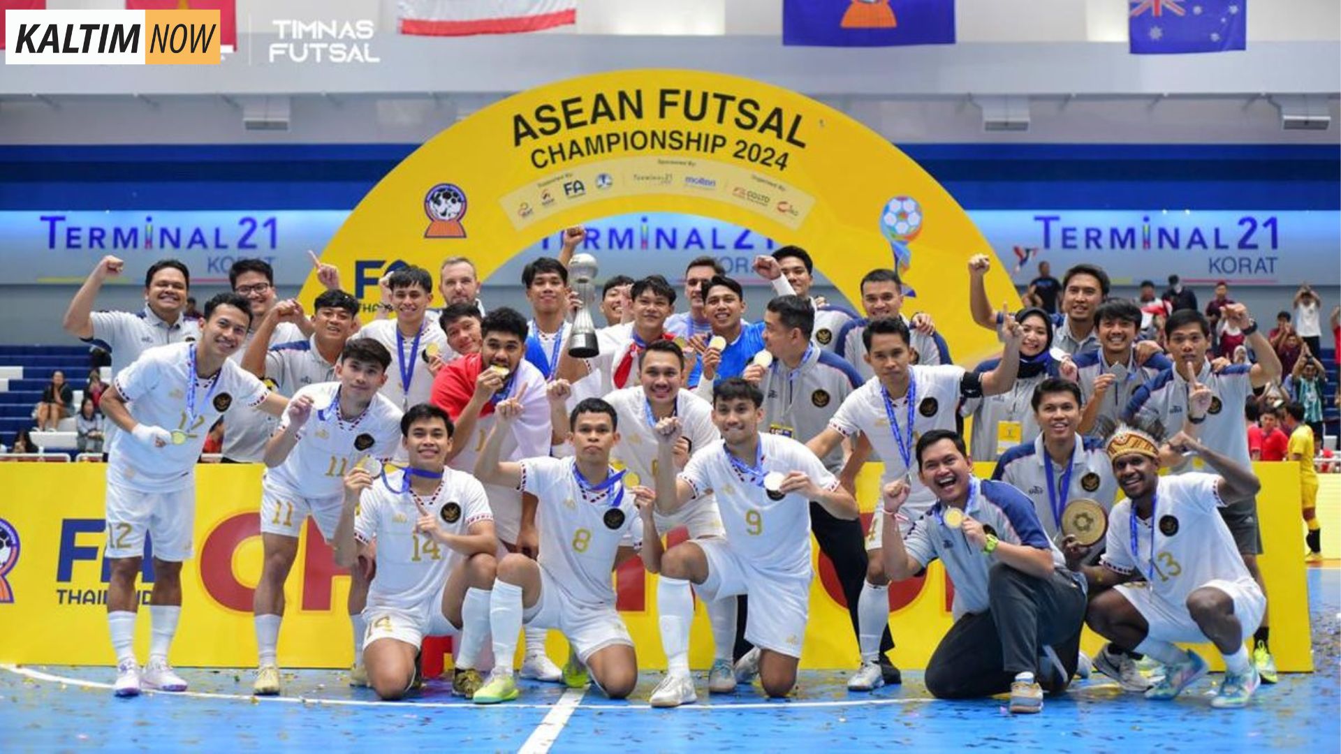 Foto : Timnas Futsal Indonesia Juara di AFF Futsal 2024. Sumber : Instagram Timnas Futsal Indonesia.