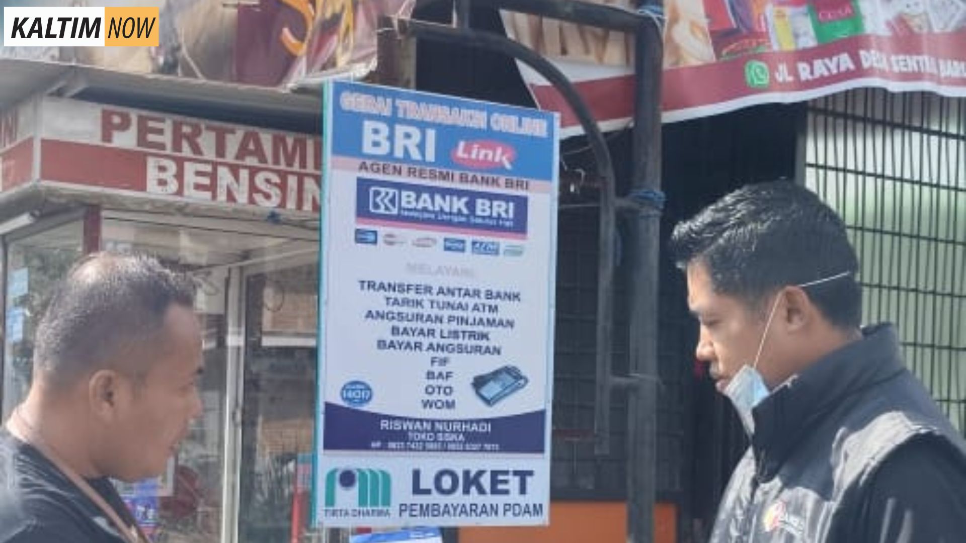 Foto : Agen BRILink di Desa Sentral Baru Kecamatan Bermani Ulu Kabupaten Rejang Provinsi Bengkulu. Sumber : BRI.