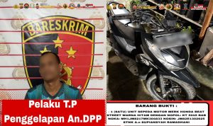 Polsek Samarinda Ulu Berhasil Ungkap Kasus Penggelapan Sepeda Motor