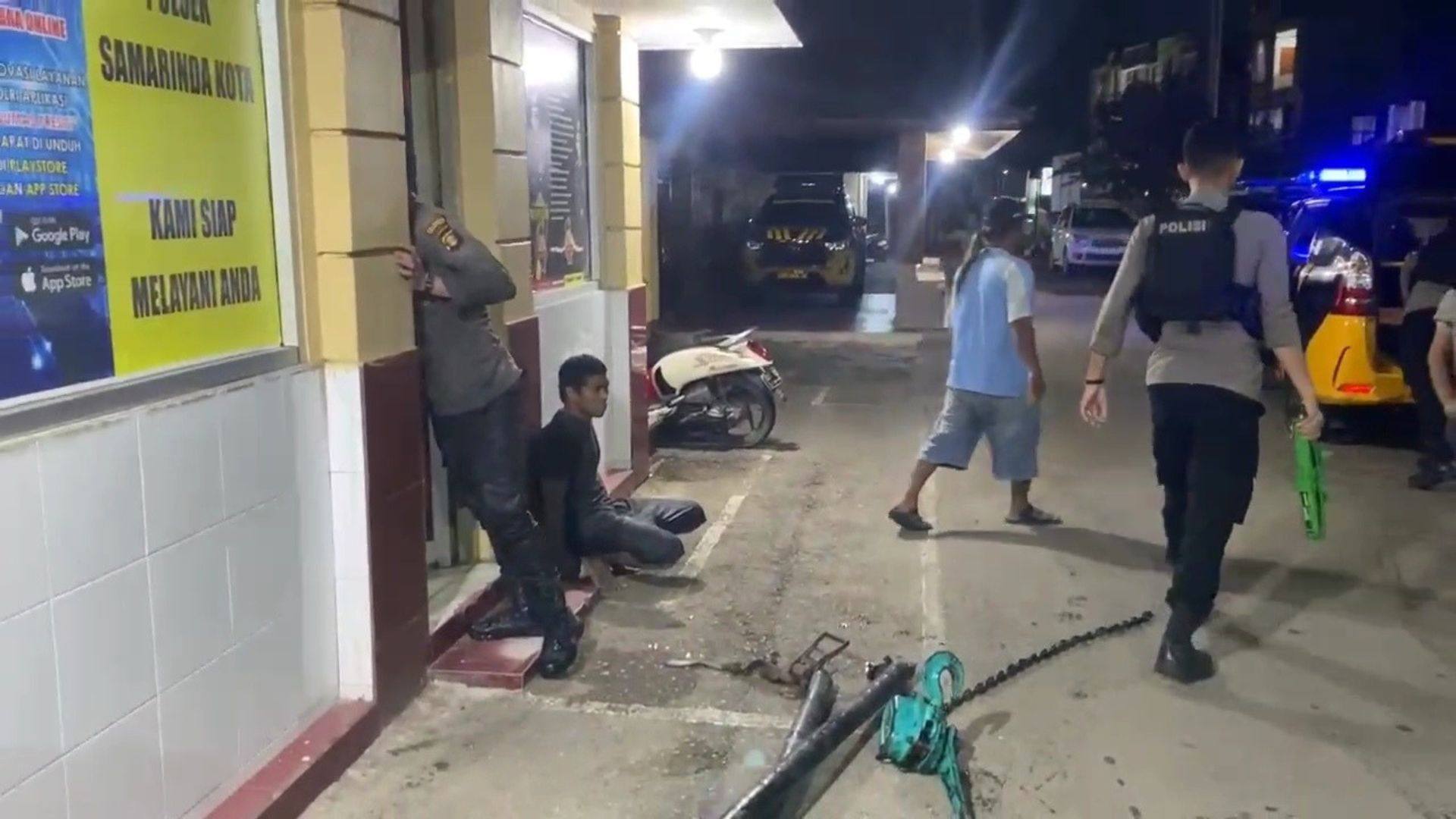 Gagal Beraksi! Pencuri Kabel di Samarinda Diringkus Tim Patroli 110