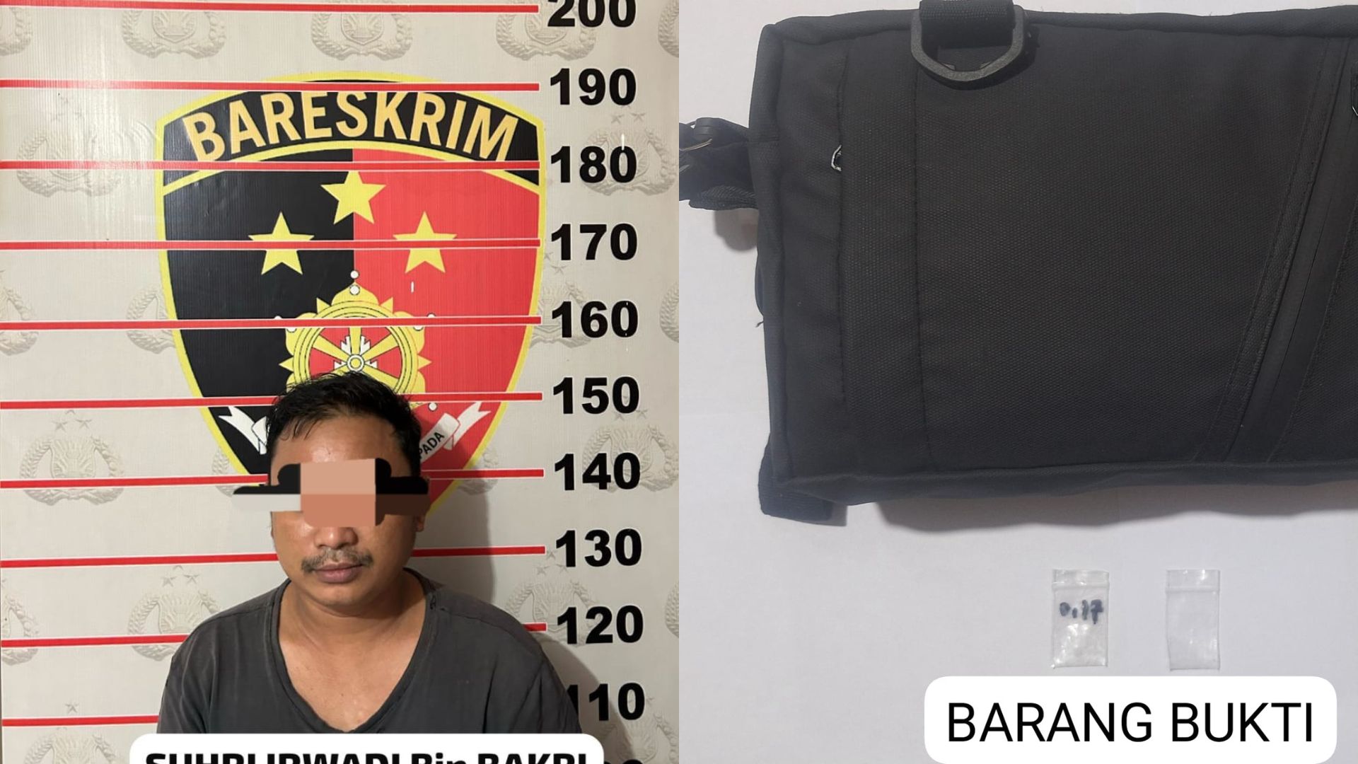 Polsek Samarinda Seberang Amankan Pengedar Narkoba di Loa Janan Ilir