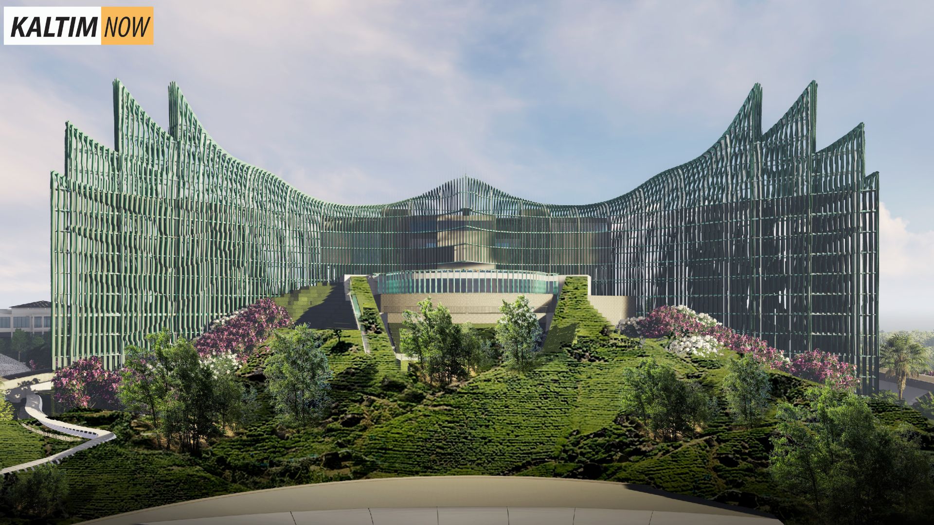 Foto : Desain Istana Kepresidenan di IKN dan Ikoniknya Garuda. Sumber : IKN. Foto : Desain Istana Kepresidenan di IKN dan Ikoniknya Garuda. Sumber : IKN.